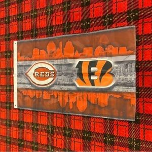 Brand new Cincinnati Area Teams banner flag